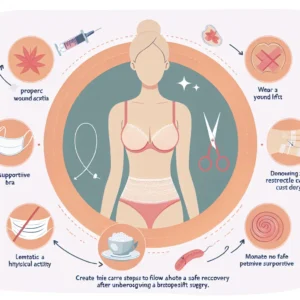 Imagem ilustrativa para o artigo sobre Dicas para uma recuperação tranquila após a mastopexia: cuidados essenciais e orientações para o pós-operatório