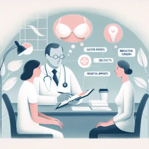 Imagem ilustrativa para o artigo sobre Riscos da cirurgia de prótese de silicone: lista de complicações possíveis e orientações para minimizar problemas