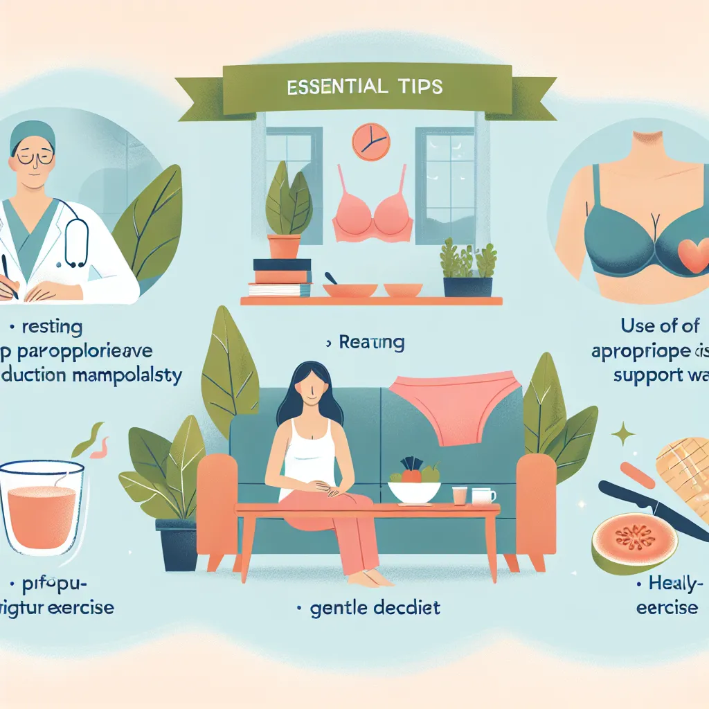 Imagem ilustrativa para o artigo sobre Mamoplastia Redutora: Tudo Sobre a Drenagem Pós-Cirurgia e Cuidados Essenciais no Pós-Operatório
